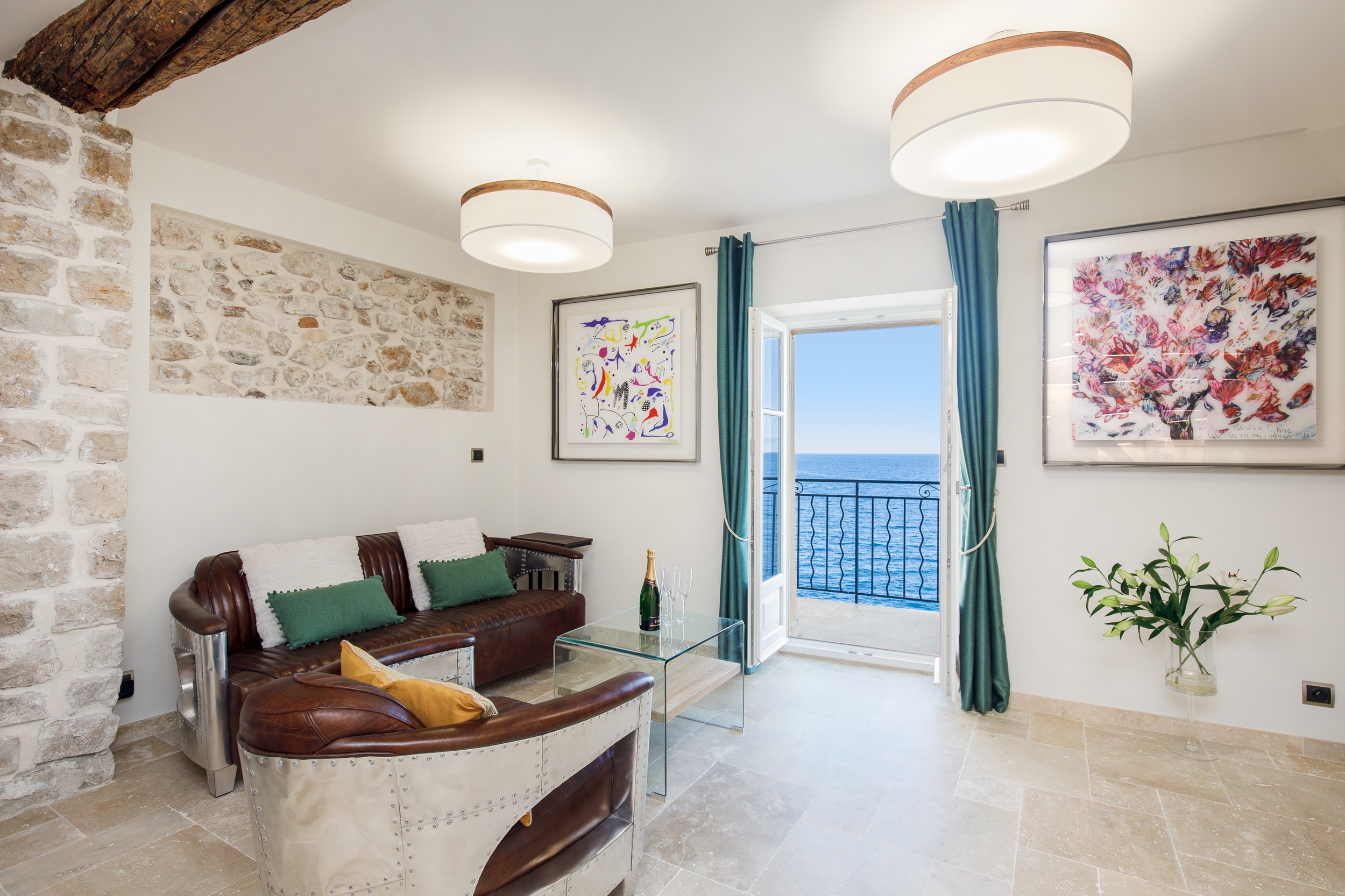 Maison Vistamar front-row sea-view private house in Old Antibes