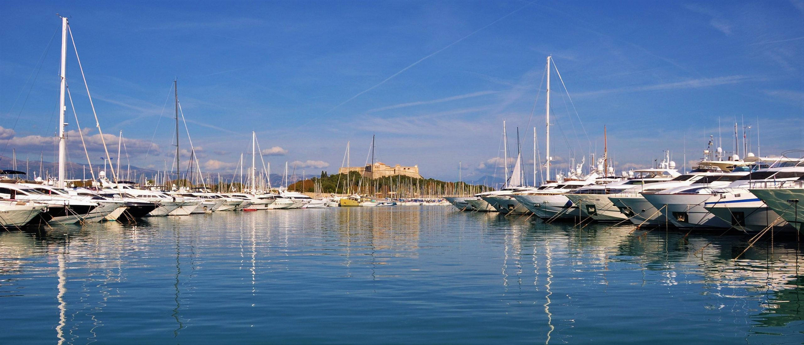Port Vauban harbour in Antibes
